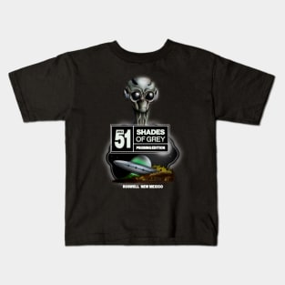 Area 51 Shades of Grey Kids T-Shirt